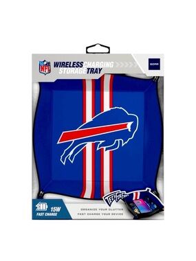 NFL Buffalo Bills Wireless Charging Storage Tray - NWT